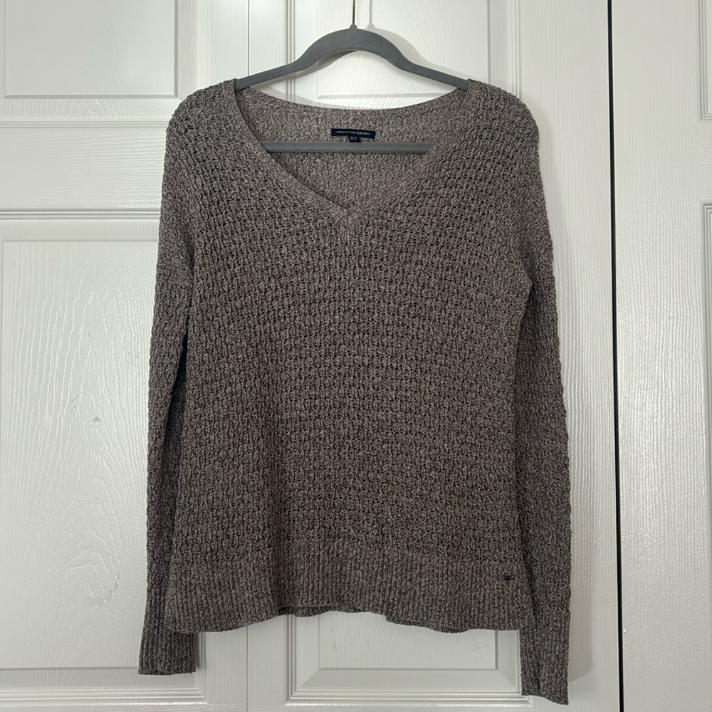 Brown XS American Eagle Outfitters Knit Sweater